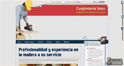 Desktop Screenshot of carpinteriasanz.com