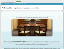 Tablet Screenshot of carpinteriasanz.com